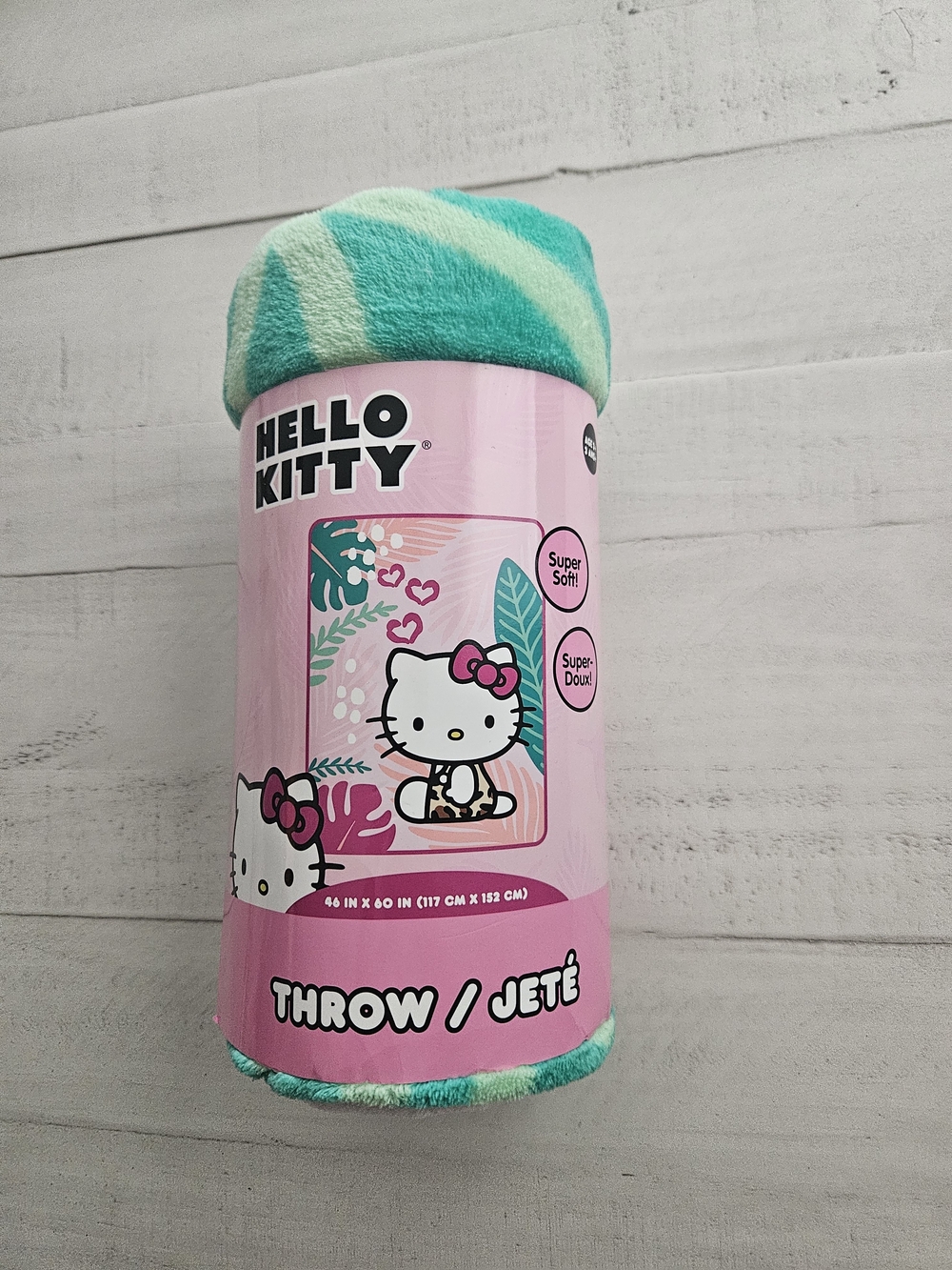 Hello Kitty Plush Throw Blanket 46 x 60